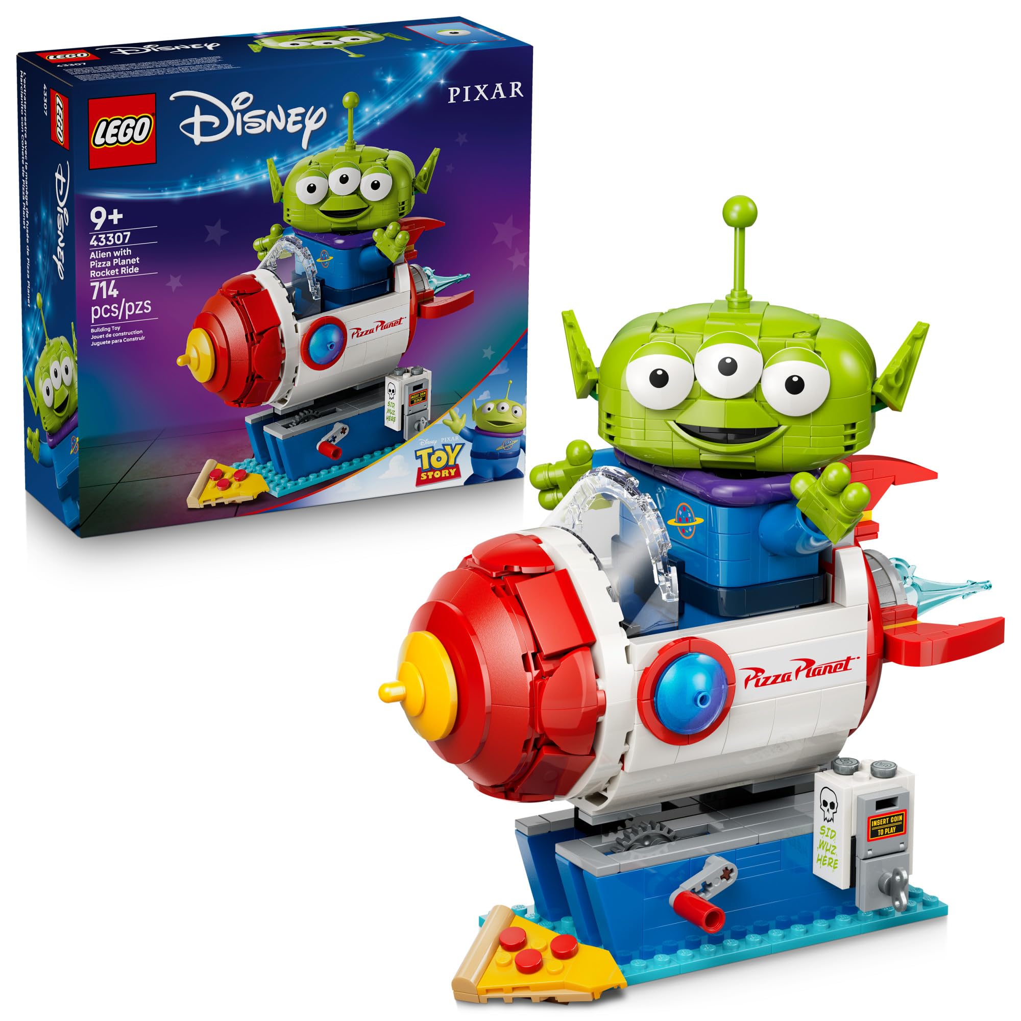 Amazon.com: LEGO Disney and Pixar Toy Story Alien with Pizza